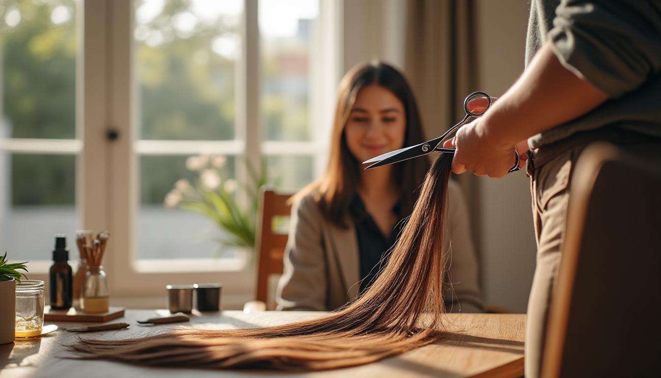découvrez notre service de coiffeur à domicile pour une coupe et un coiffage professionnels, confortablement chez vous et à votre convenance.