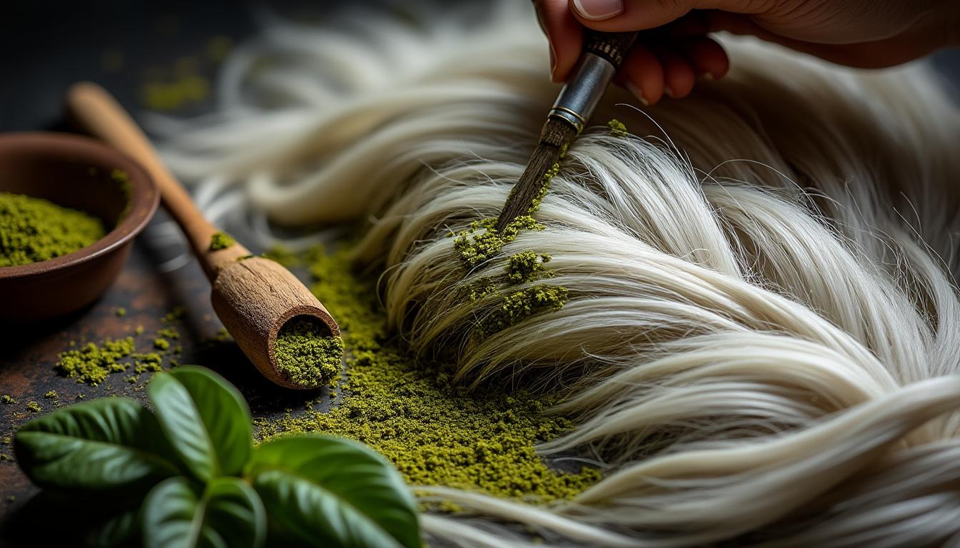 découvrez le temps de pose idéal du henné pour couvrir efficacement les cheveux blancs tout en sublimant votre couleur naturelle.